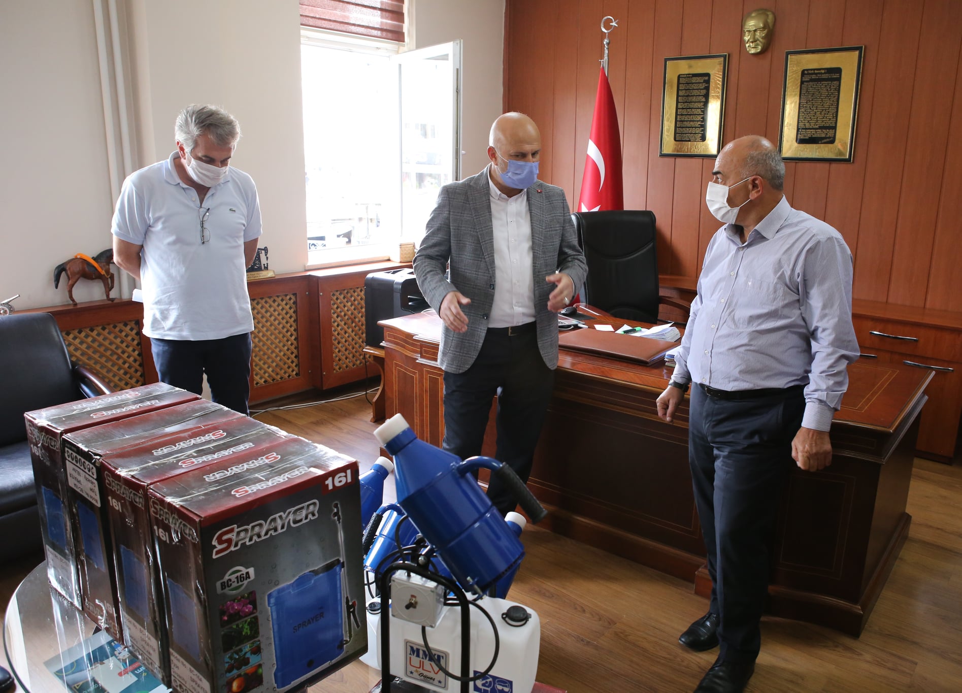 Yeni nesil buharlı dezenfeksiyon makinelerini teslim ettik