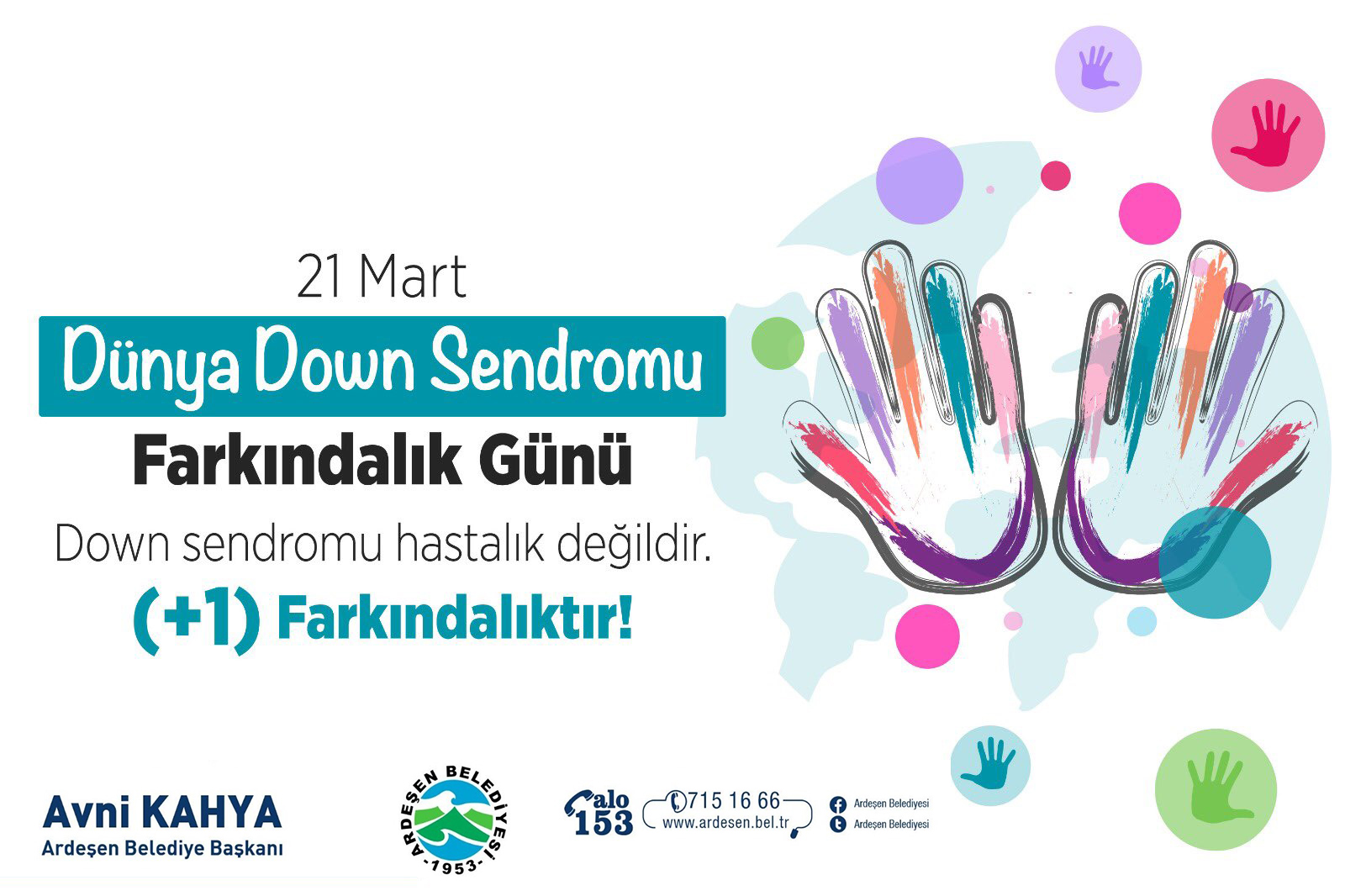  Down Sendromu hastalık değil, genetik bir farklılıktır.