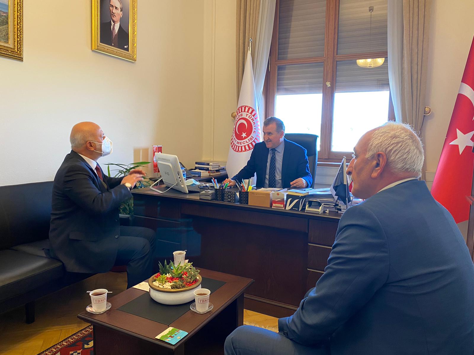 Vekilimiz Sayın Osman Aşkın Bak Beyi Ziyaret Ettik