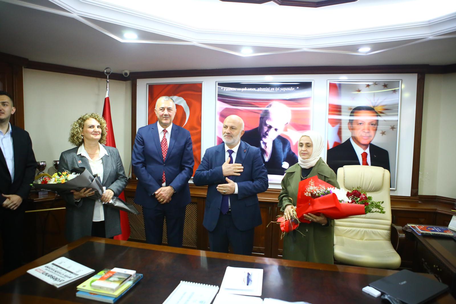 Belediyemizde devir teslim töreni