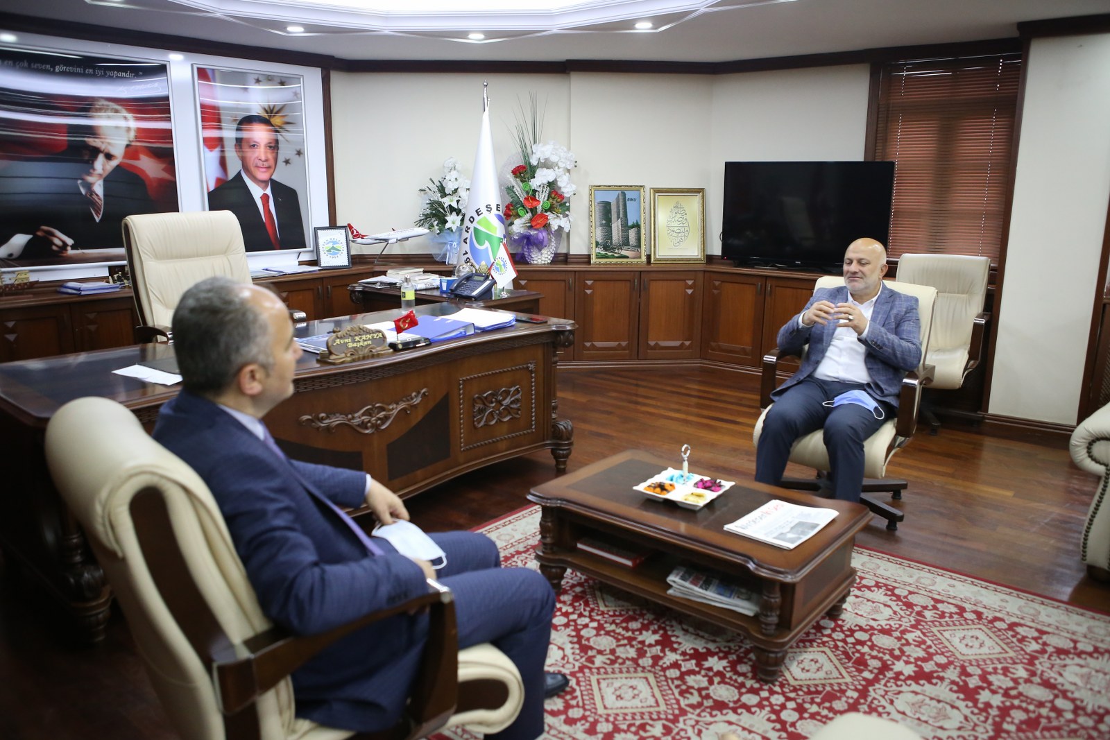 Rize Belediye Başkanımız Rahmi Metin'i İlçemizde Misafir Ettik