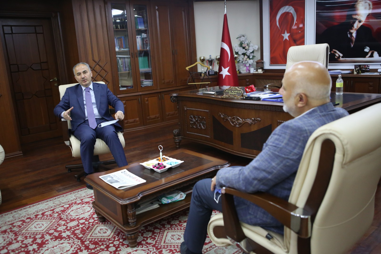 Rize Belediye Başkanımız Rahmi Metin'i İlçemizde Misafir Ettik