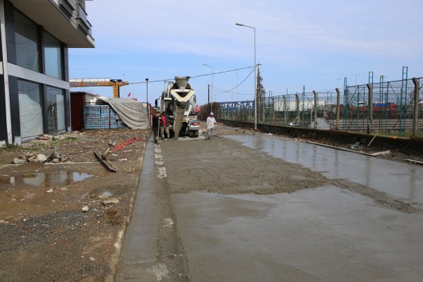 Behzat Atagün Caddesi yeni görümüne kavuştu