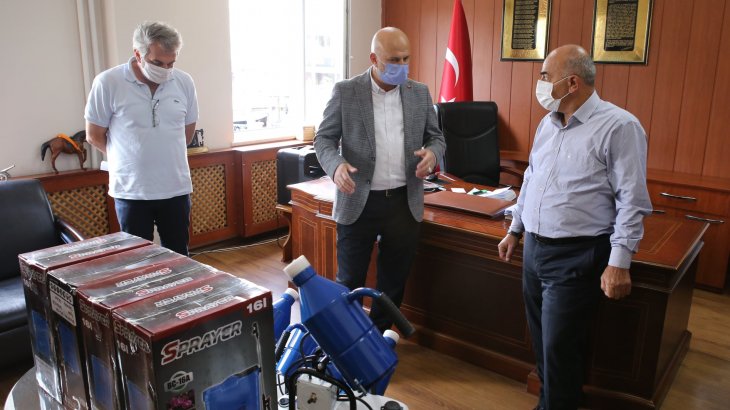 Yeni nesil buharlı dezenfeksiyon makinelerini teslim ettik