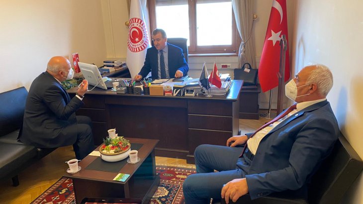 Vekilimiz Sayın Osman Aşkın Bak Beyi Ziyaret Ettik