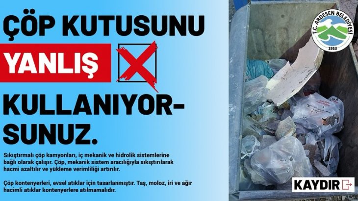 Çöp Kutularını Yanlış Kullanıyoruz?