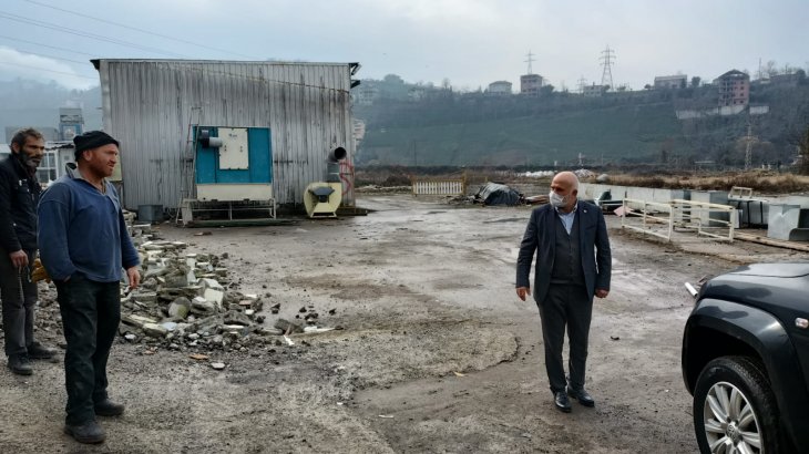 Başkanımız Avni KAHYA Sahada Çalışmaları İnceledi.
