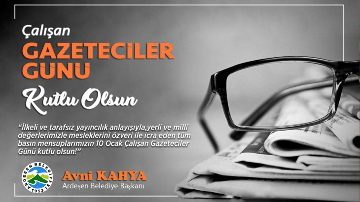 10 Ocak Çalışan Gazeteciler Gününü Kutlu Olsun