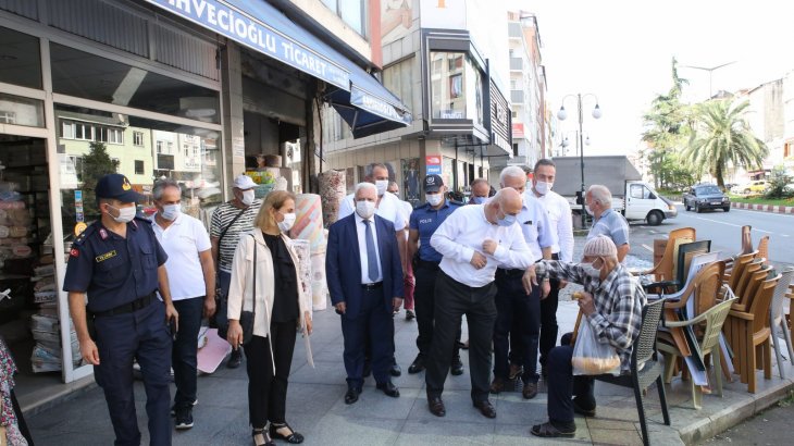 Vatandaşa Maske, Mesafe ve Hijyen Kuralları Hatırlatıldı