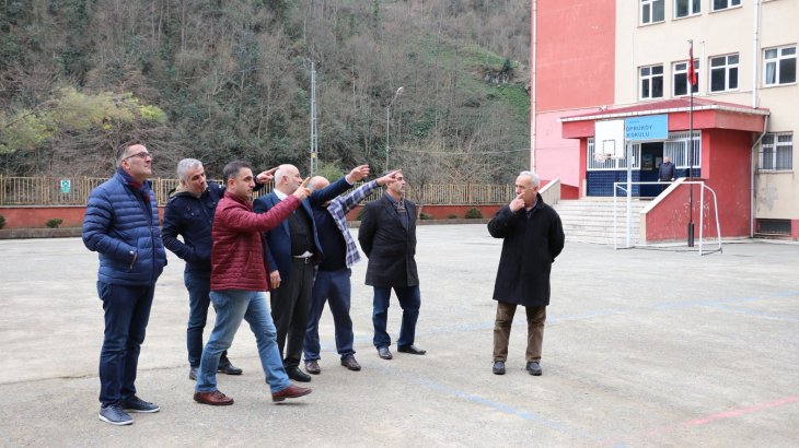 Ardeşen Köprüköy İlköğretim Okulunda İnceleme