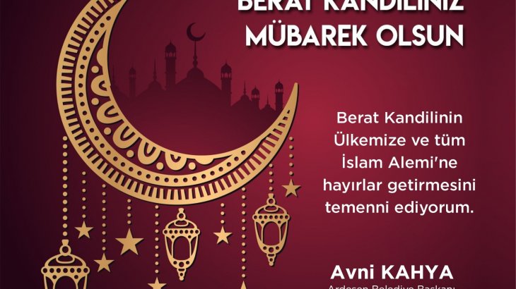 Berat Kandilimiz Mübarek Olsun.