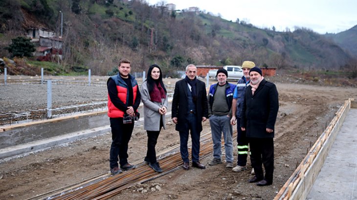 Başkan Kahya Sahada Yatırımları İnceledi