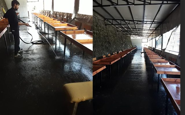 Ardeşen’de Kurulacak Pazar Yeri Dezenfekte Edildi.